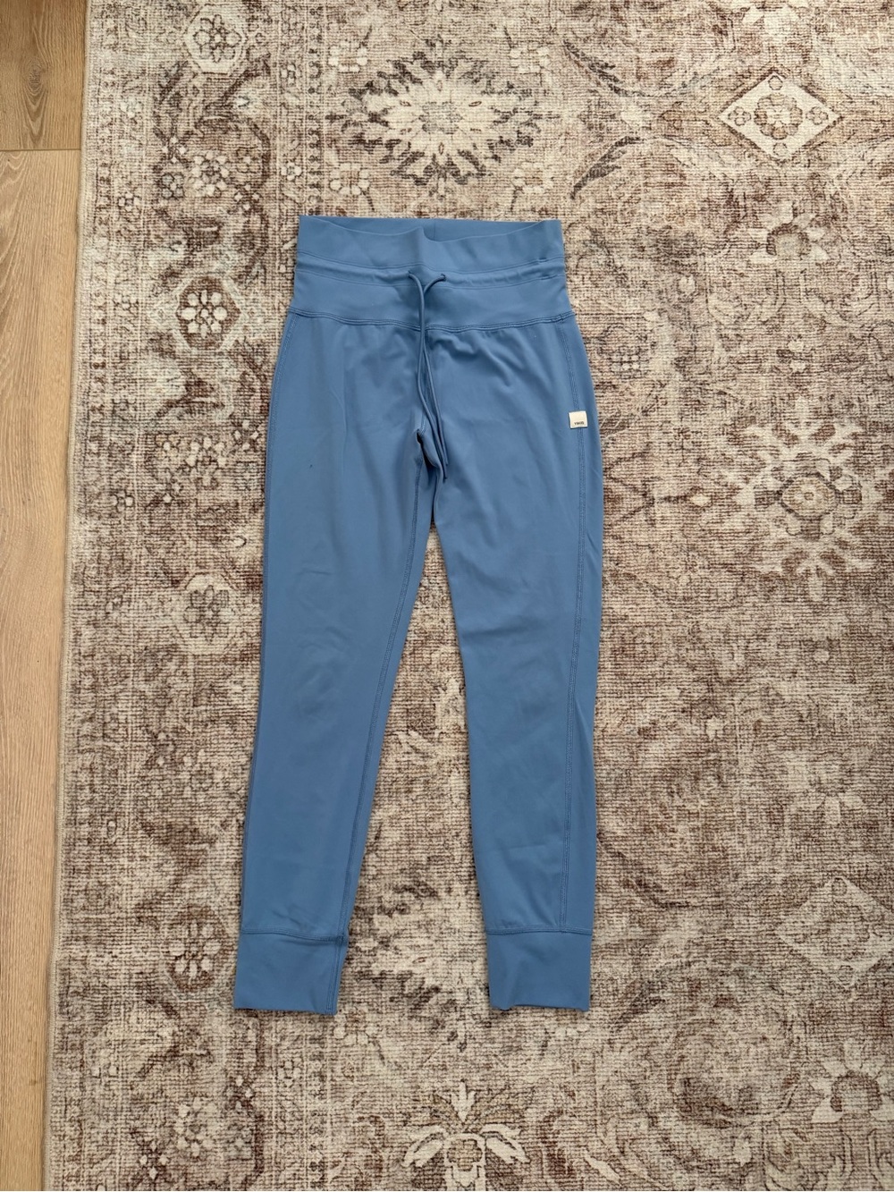 Vuori Blue High-Waist Performance Leggings